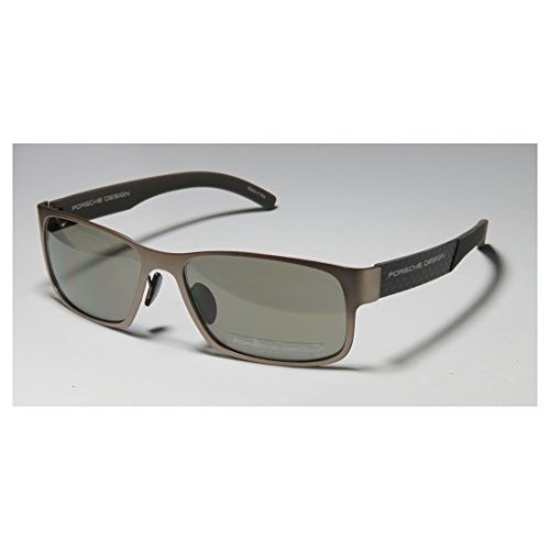 Porsche Designs Sunglasses P8550 B Sand, Dark Brown Gray 58 17 135