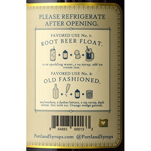 Portland Syrups Root Beer Syrup, 16 Fz