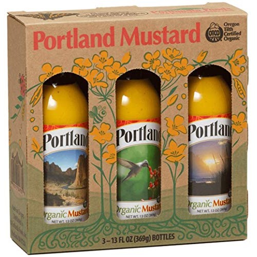 Portland Organic Mustard Gift Box By Portlandia Foods 13 Fl Oz