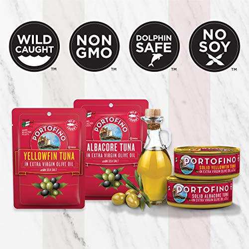 Portofino Solid Yellowfin Tuna In Extra Virgin Olive Oil - 4.5Oz
