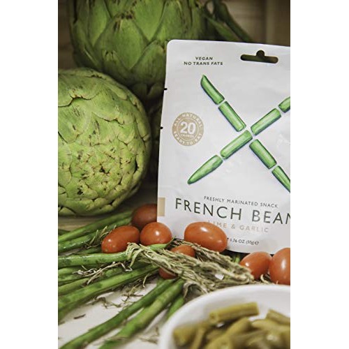 Poshi French Green Bean Vegetable Snack | 10 Pack | Keto, Vegan,
