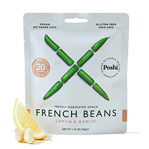 Poshi French Green Bean Vegetable Snack | 10 Pack | Keto, Vegan,