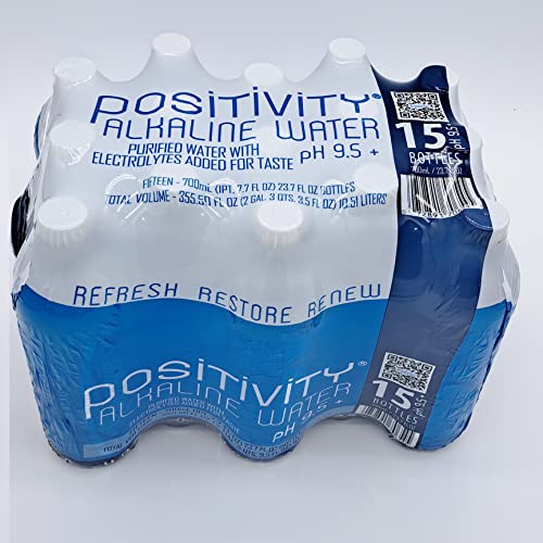 Positivity Alkaline Water 9.5pH+/ 700 mL 15 pack