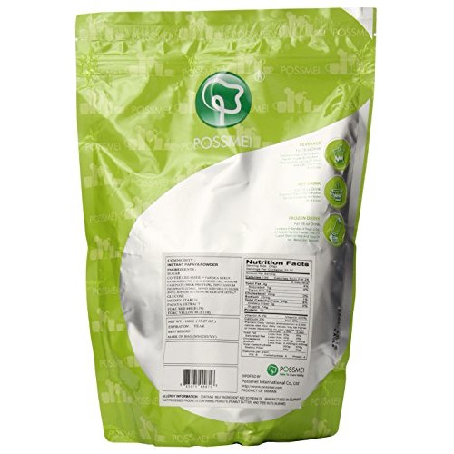 Possmei Bubble Tea Mix Instant Powder, Payaya, 2.2 Pound