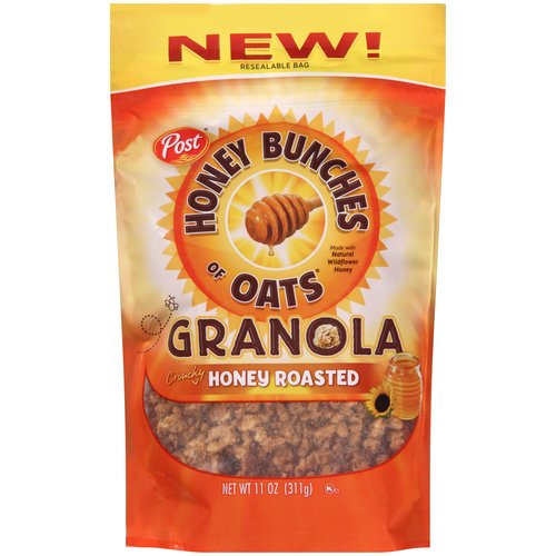 Honey Bunches Of Oats Granola Crunchy Honey Roasted 11 Oz. 2 Pack