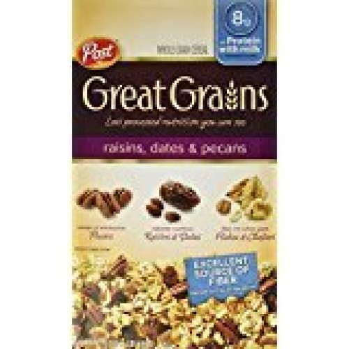 Post, Great Grains, Raisin, Date &Amp; Pecan Cereal, 16Oz 2 Pack