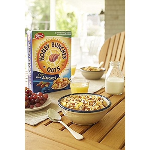 2 Pack - Almond Honey Bunches Of Oats, Large 18 Oz Boxes, With A