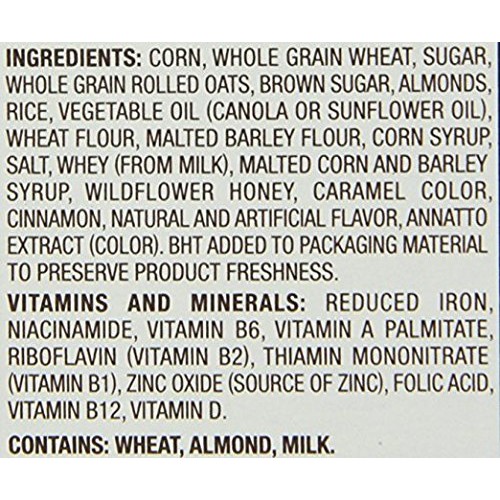 2 Pack - Almond Honey Bunches Of Oats, Large 18 Oz Boxes, With A