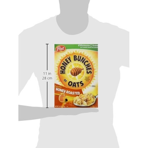Honey Bunches Of Oats Crunchy Honey Roasted Cereal 14.5 Oz. 2 P