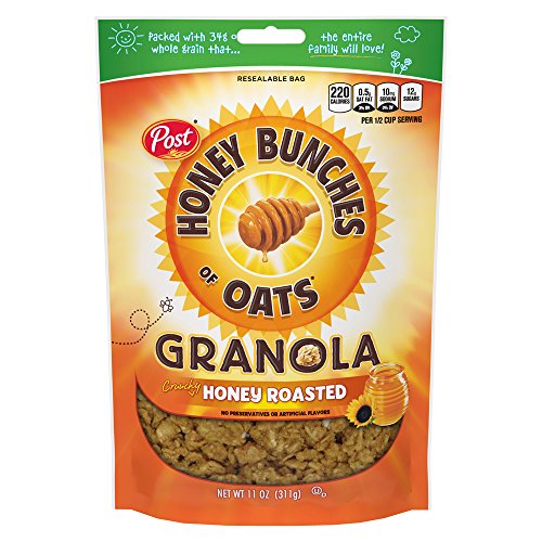 Honey Bunches Of Oats Honey Roasted Granola Cereal And Snack, Go Honey Bunches Of Oats Honey Roasted Granola Cereal And Snack, Go