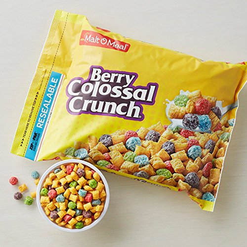 Malt-O-Meal Berry Colossal Crunch Cereal, 26 Ounce Breakfast Cer