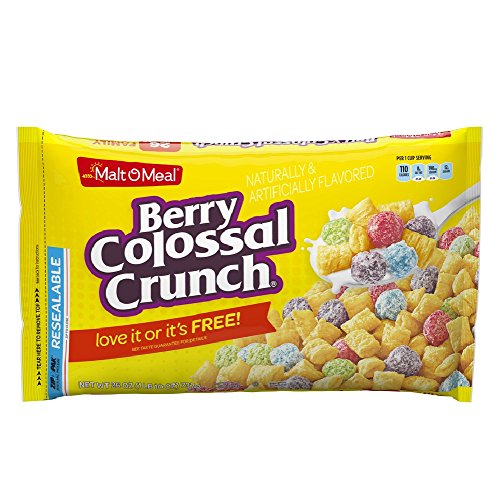 Malt-O-Meal Berry Colossal Crunch Cereal, 26 Ounce Breakfast Cer