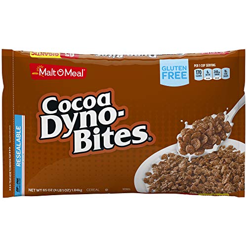 Malt-O-Meal Breakfast Cereal Value Bag, Cocoa Dyno Bites, 4 Count
