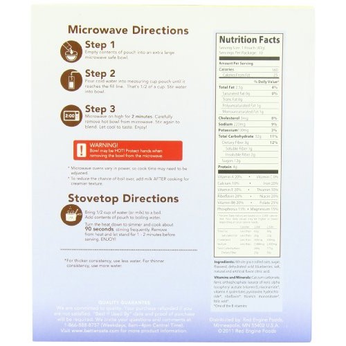 Post Better Oats Thick &Amp; Hearty Whole Grain Instant Oatmeal With