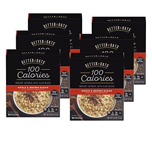 Better Oats 100 Calories Maple &Amp; Brown Sugar Instant Oatmeal Wit Better Oats 100 Calories Maple &Amp; Brown Sugar Instant Oatmeal Wit