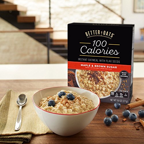 Better Oats 100 Calories Maple &Amp; Brown Sugar Instant Oatmeal Wit Better Oats 100 Calories Maple &Amp; Brown Sugar Instant Oatmeal Wit