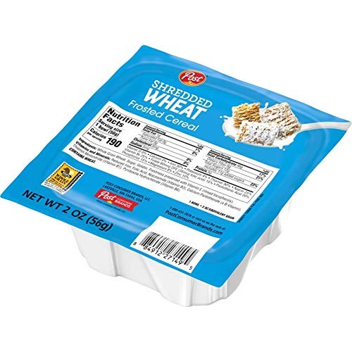Post Frosted Shredded Wheat, Whole Grain Breakfast Cereal, Ligh