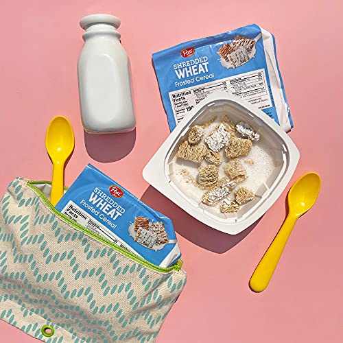 Post Frosted Shredded Wheat, Whole Grain Breakfast Cereal, Ligh