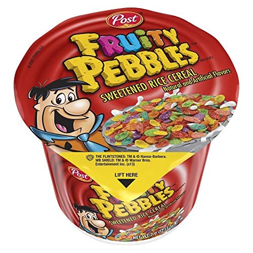 Post Fruity Pebbles Cereal, 2.0-Ounce Pack Of 12