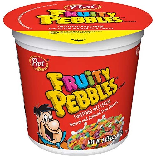Post Fruity Pebbles Cereal, 2.0-Ounce Pack Of 12