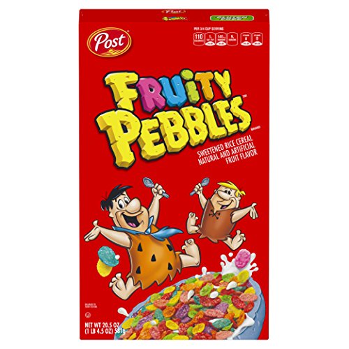 Post Fruity Pebbles Gluten Free Breakfast Cereal, 20.5 Ounce Pa