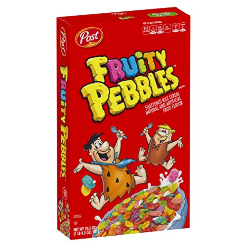 Post Fruity Pebbles Gluten Free Breakfast Cereal, 20.5 Ounce Pa
