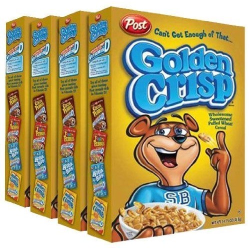 Post Golden Crisp Cereal 14.75 oz 6 pack