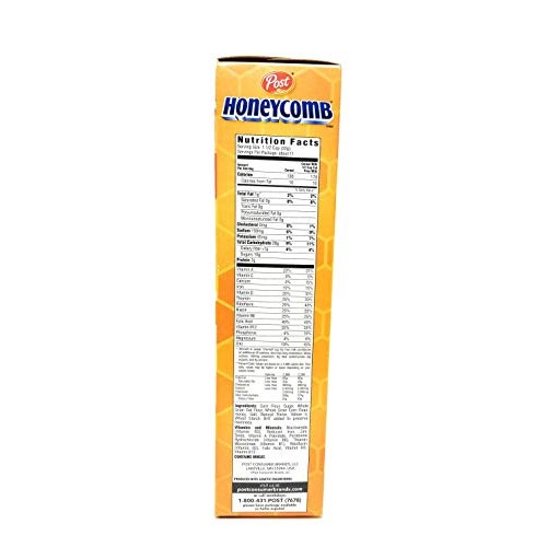 Post Honey Comb Nutritious Sweetened Corn &Amp; Oat 12.5 Oz. Pk Of 3.