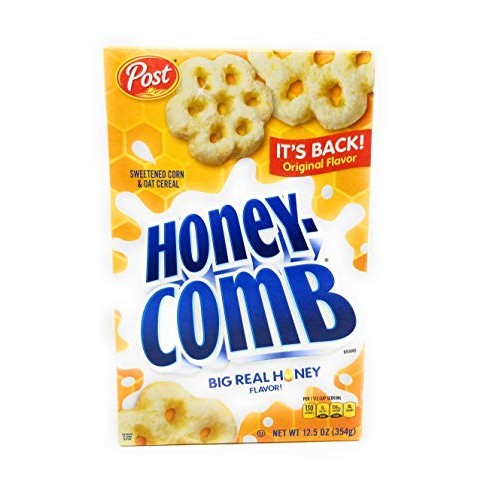 Post Honey Comb Nutritious Sweetened Corn &Amp; Oat 12.5 Oz. Pk Of 3.