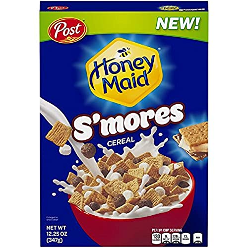 Post, Honey Maid, Breakfast Cereal, Smores Chocolatey Marshmall