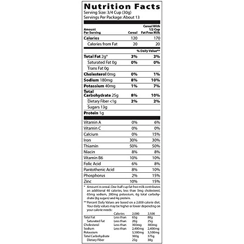 Post Honey Oh!S Cereal, Filled Ohs Breakfast Cereal, 14 Ounce P