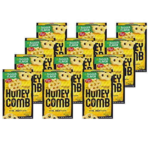 Post Honeycomb Breakfast Cereal, 12.5 Ounce Pack Of 12