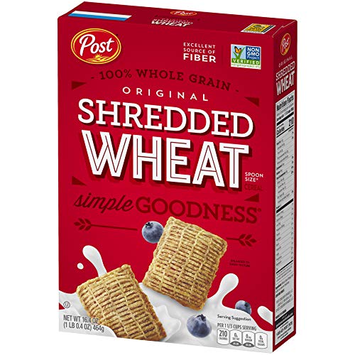 Post Original Shredded Wheat, Whole Grain, Non-Gmo, Heart Health