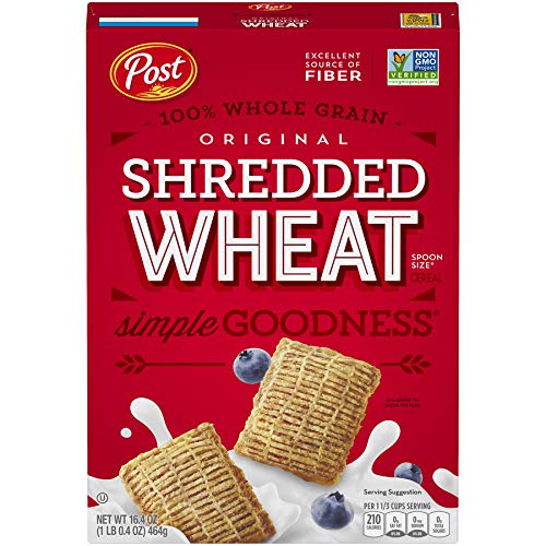 Post Original Shredded Wheat, Whole Grain, Non-Gmo, Heart Health