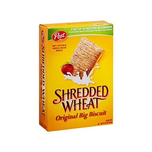 Post Shredded Wheat Cereal 15 Oz Pack Of 12