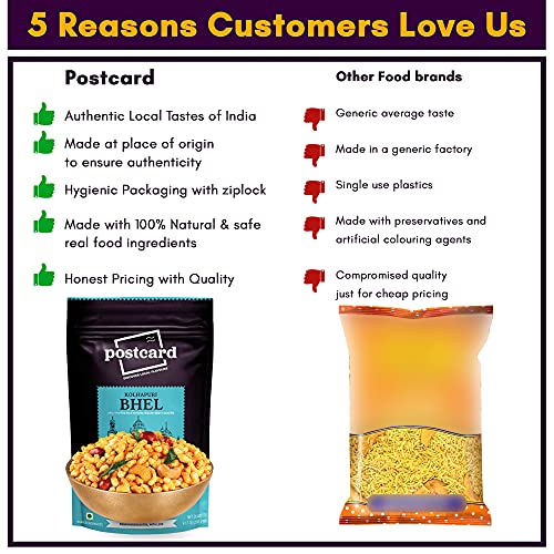 Postcard Bengaluru Hurigalu Mixture | Specialty Indian Food Made