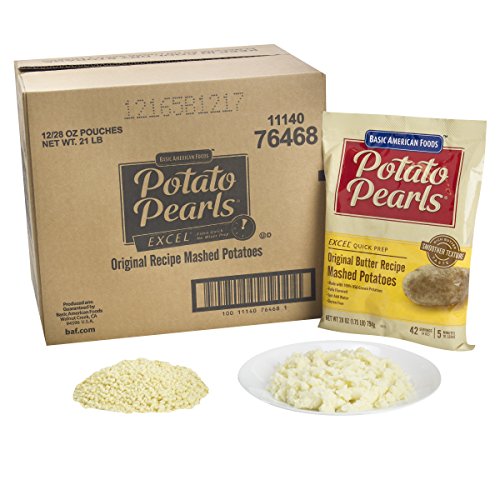 Potato Pearls, Excel Original Recipe, Mashed Potatoes, 504 - 4 O