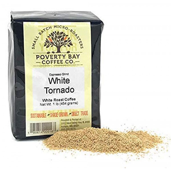 White Tornado - White Coffee - 1lb bag of White Coffee Beans Roa...