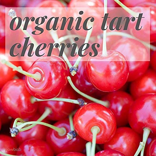 powbab Dried Tart Cherries Unsweetened - 100% USA Grown Organic ...