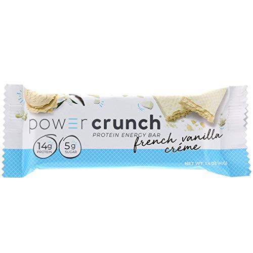 Power Crunch Protein Energy Bar Orignal, French Vanilla Creme, 1