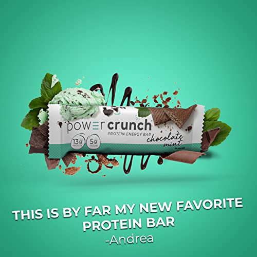 Power Crunch Whey Protein Bars, High Protein Snacks With Delicio