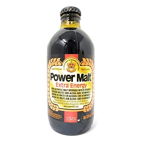 Power Malt Extra Energy Alcohol Free Malt Beverage 6 Pack, Tota...