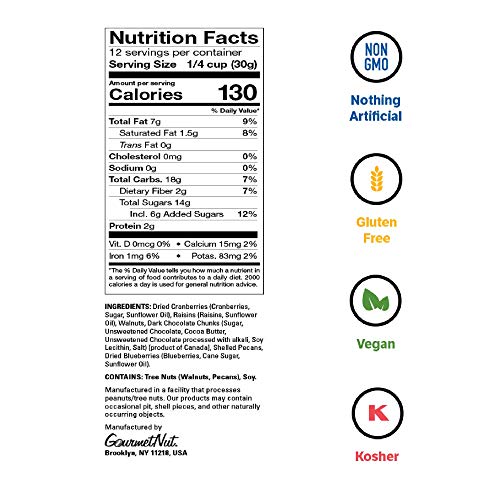 Power Up Trail Mix, Antioxidant Trail Mix, Non-Gmo, Vegan, Glute