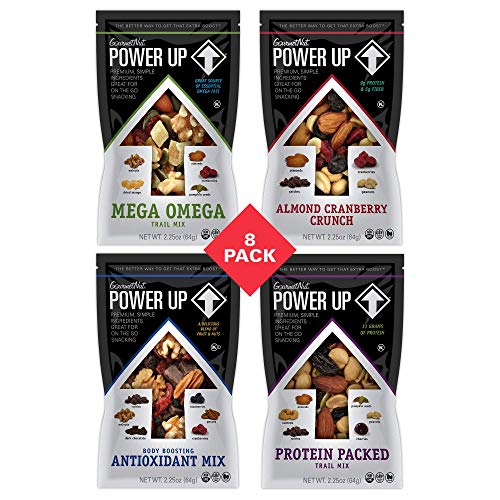Power Up Trail Mix Variety 8 Pack, Non-Gmo, Vegan, Gluten Free,