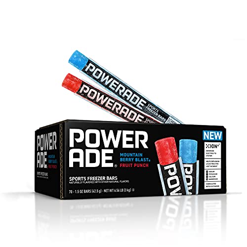 Powerade Sports Freezer Bars, 1.5 Oz – Refreshing Ice Pops With