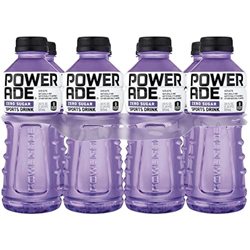 Powerade Zero Purple Grape, Zero Calorie Sports Drink, 20Oz Bott