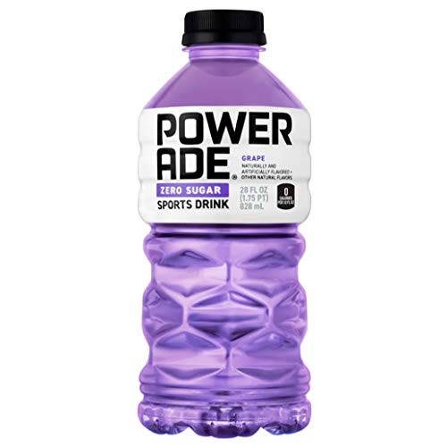 Powerade Zero Purple Grape, Zero Calorie Sports Drink, 28Oz Bott