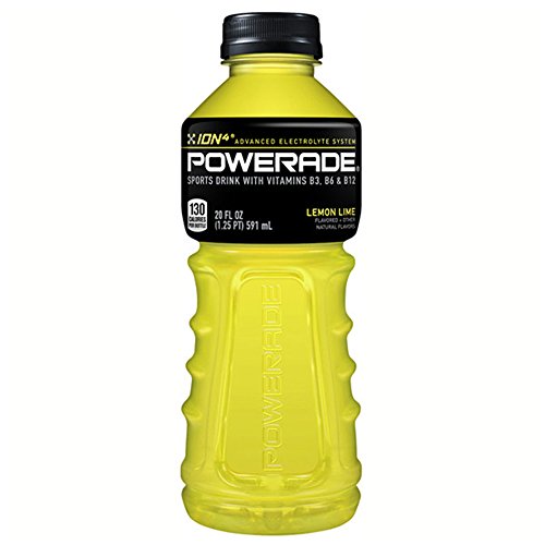 Powerade, Electrolyte Enhanced Sports Drinks W/ Vitamins, Lemon
