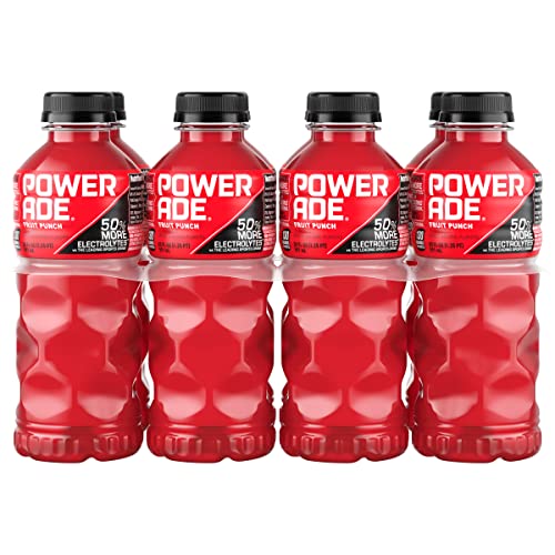 Powerade Fruit Punch, Electrolyte Enhanced Sports Drink, 20 Fl O...