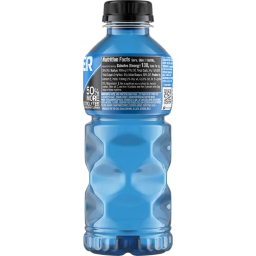 POWERADE Sports Drink Mountain Berry Blast, 20 Ounce Pack of 24